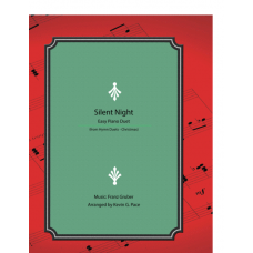 Silent Night, easy piano duet