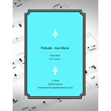 Prelude-Ave Maria for two pianos, four hands