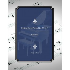 Lyrical Tone Poem No. 23 in F, piano solo