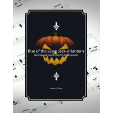 Rise of the Scary Jack-O'-Lantern - advanced piano solo for Halloween