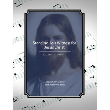 Standing As a Witness for Jesus Christ, sacred music for SATB choir